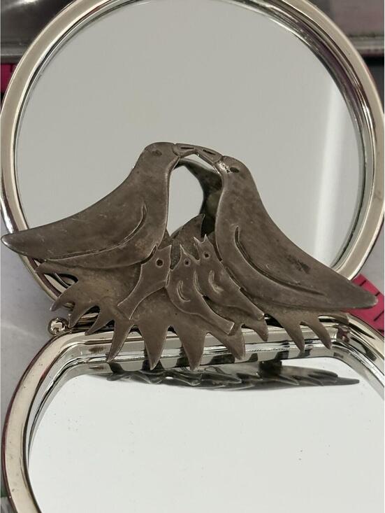 Sterling Jewelry - Bird Family Sterling 925 Brooch